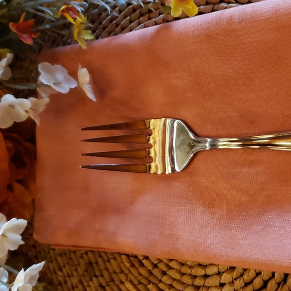 ESTIA GOURMET Cascade Floral SS Salad Fork - NWT - Picture 5 of 7